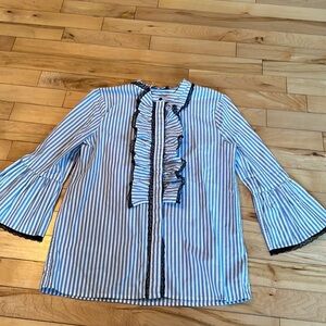 Karl Lagerfeld Bell-Sleeve Blouse